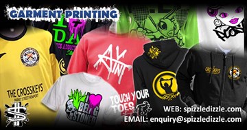 Service Printing Garment Printing: Garments Printed in Any Colour