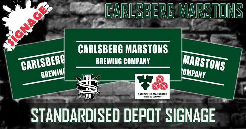 Carlsberg Marstons Standardised Depot Signage banner image