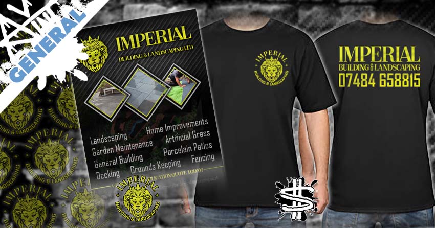 Imperial Building and Landscaping Logo Flyers and Workwear banner image